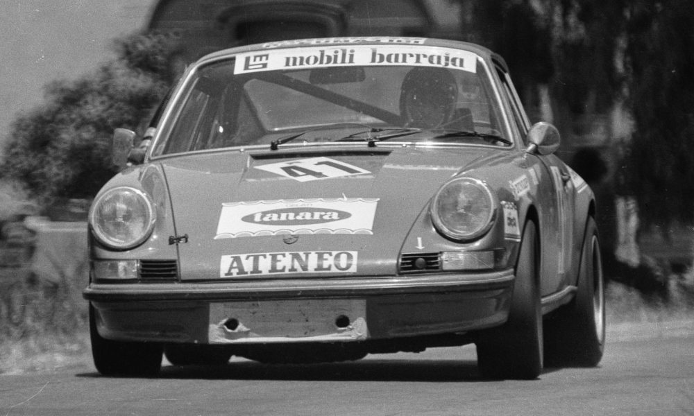 The RS 2.7 as seen during the 1975 Targa Florio, where it finished 16th overall and 8th in class.